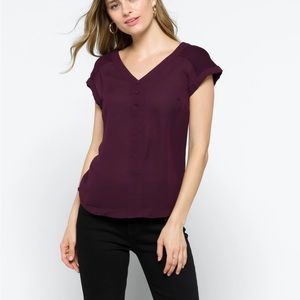 Helena Mixed Media Blouse